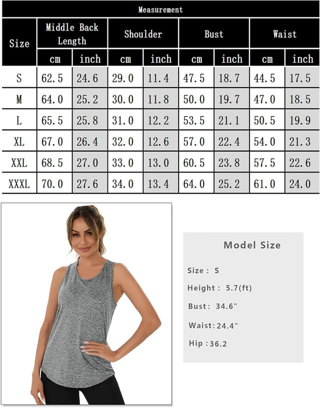 Detalle 1 de Terecey débardeur de sport femme sans manches en tissu mesh respirant