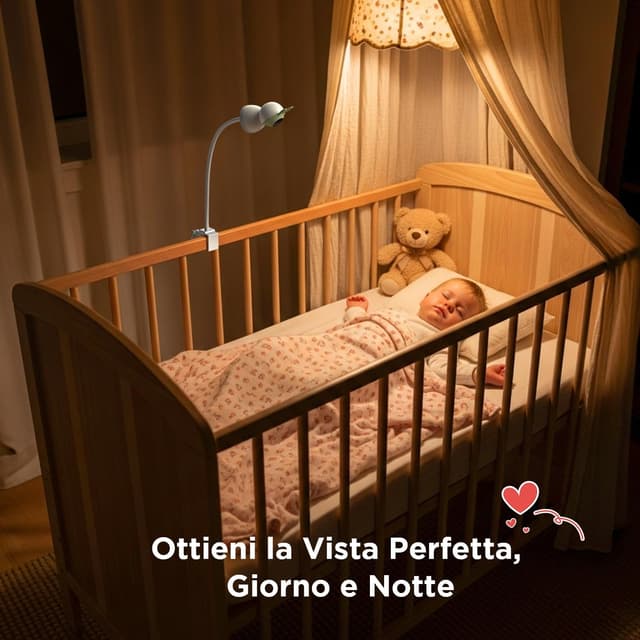 Thumbnail 6 de YESIMOM Supporto universale per baby monitor con attacco 1/4″ 🎥