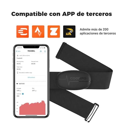 Thumbnail 2 de CooSpo H6 monitor de frecuencia cardíaca