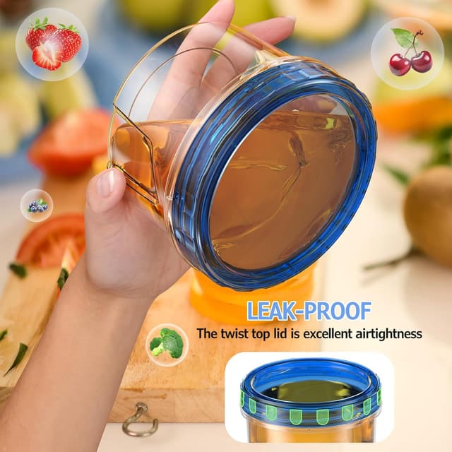 Thumbnail 4 de Winproper 16 oz Freezer Containers 6-Pack