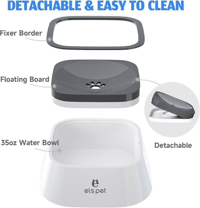 Detalle 2 de ELS PET Slow Drink Dog Bowl 1 L