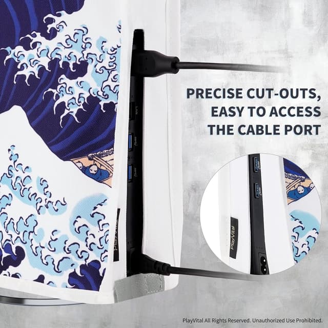 Detalle 2 de PlayVital PS5 Slim dust cover sleeve