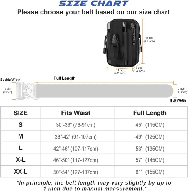 Thumbnail 2 de BESTKEE Cinturón Táctico 3,8 cm