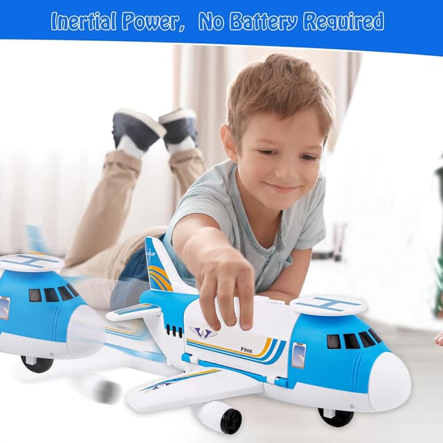 Thumbnail 3 de m zimoon Transport Cargo Airplane Toy