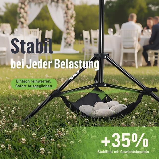 Thumbnail 4 de Heysily Fotohintergrund Schwarz 2x2m