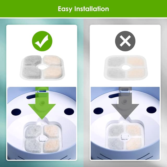 Thumbnail 5 de 6er-Pack Katzenbrunnen Ersatzfilter 2,5L Dreifachfiltration