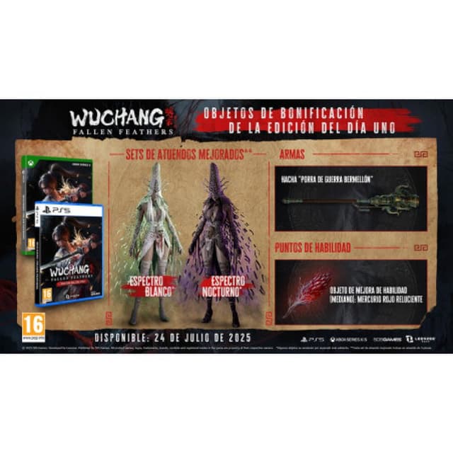 Detalle 2 de WUCHANG: Fallen Feathers Standard Edition para PS5 (505-games)
