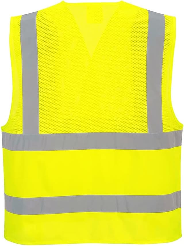 Thumbnail 1 de Portwest C494YERS/M Chaleco Media-Malla Alta Visibilidad S/M 🦺