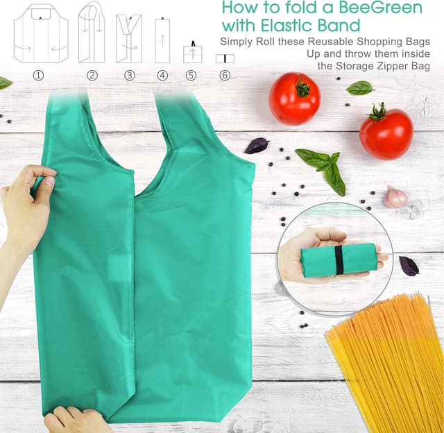 Thumbnail 4 de BeeGreen Reusable Grocery Bags 50L