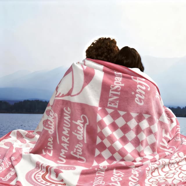 Detalle 1 de PJLJC Kuscheldecke mit 150 x 200 cm