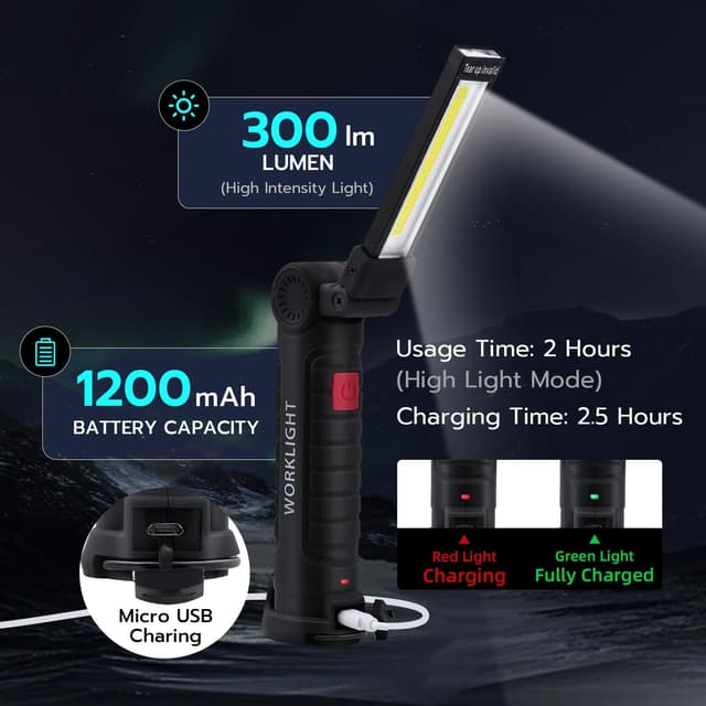 Thumbnail 4 de Tolesum Torcia Ricaricabile 500mAh 🔦