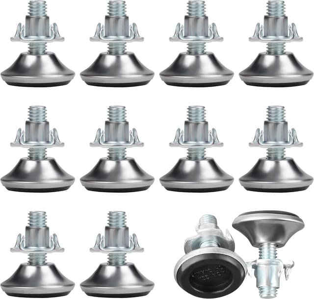 Detalle de BELLE VOUS Möbelfüße verstellbare 12 Stück M8