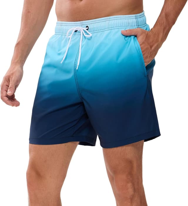 Detalle de Vorvowry Badeshorts Herren Wasserdicht, 92% Polyester