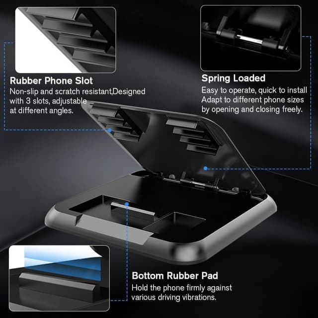 Detalle 2 de Milukon Handyhalterung Auto universal, drehbar