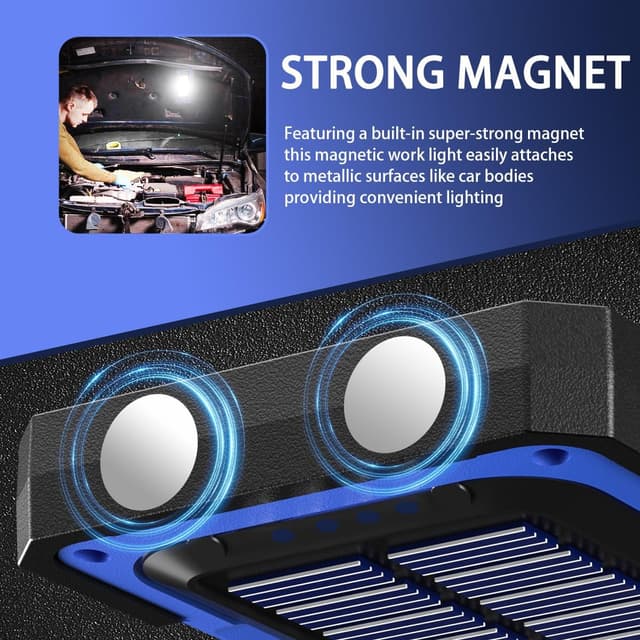 Thumbnail 5 de WARSUN Lampe de Travail LED 1500LM rechargeable