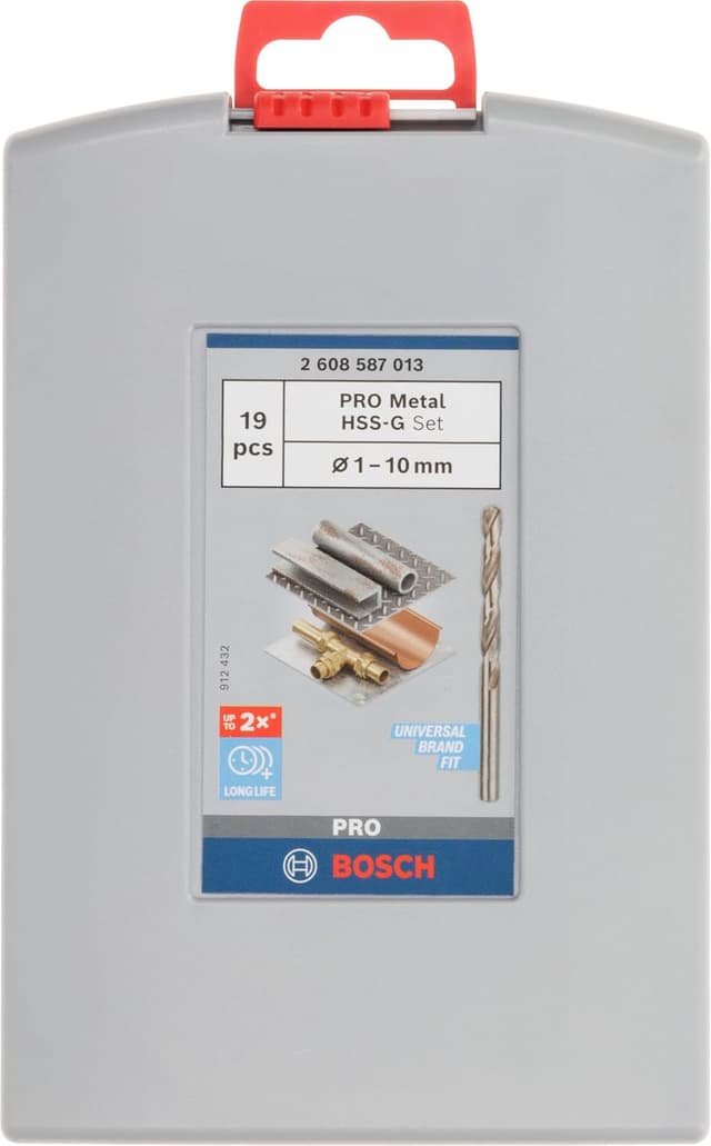 Detalle 2 de Bosch 2 608 587 013 - Set 19 brocas metal HSS-G 🔩