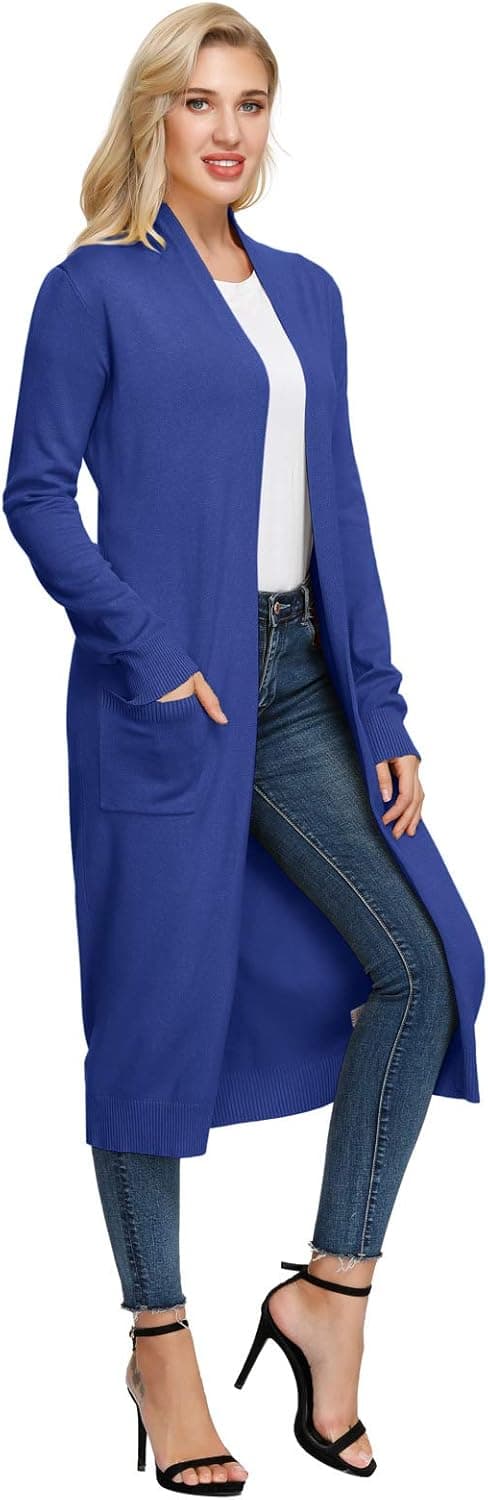 Detalle de GRACE KARIN Maxi Knit Cardigan