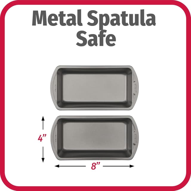 Thumbnail 4 de Good Cook Nonstick Loaf Pan 8 x 4 Inch