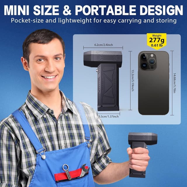 Thumbnail 4 de Soffiatore Aria Compressa 150000RPM 180W