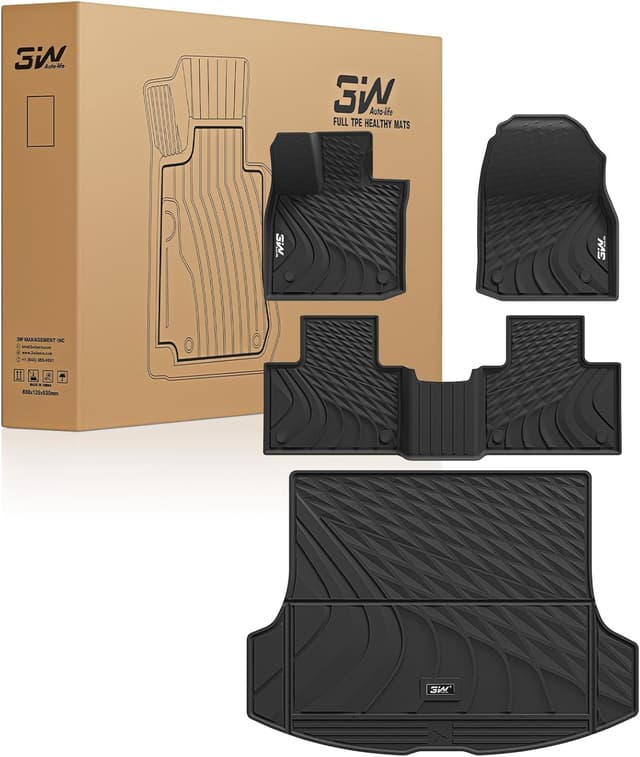 Imagen de 3W Floor Mats & Cargo Liner Lexus RX 2023–2026, TPE Car Mats en OfertitasTOP