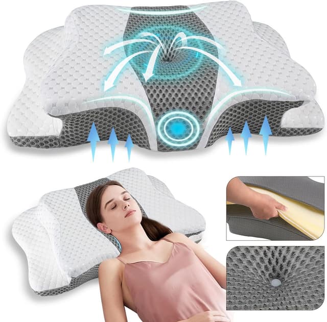 Detalle de Pain Relief Cervical Pillow, adjustable loft