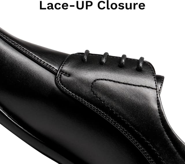 Detalle 2 de Bruno Marc Scarpe Oxford da uomo in pelle (look vintage) stringate Derby basse