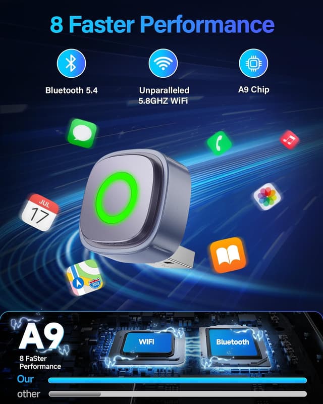 Detalle 2 de Visoud Ultra-Mini Wireless CarPlay adapter