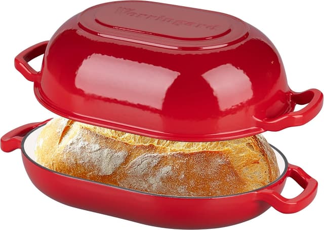 Detalle de VORRINGARD 7QT Enameled Cast Iron Dutch Oven 🍲