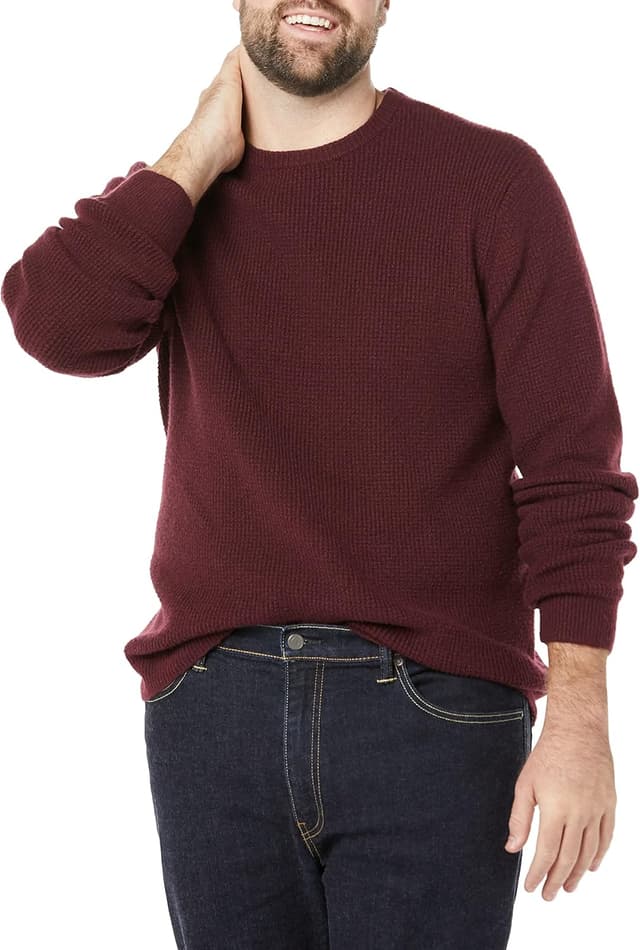 Thumbnail 2 de Amazon Essentials Waffle Stitch Crewneck Jumper
