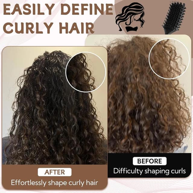 Thumbnail 4 de Zikenis Peine Pelo Rizado Cepillo Rizos