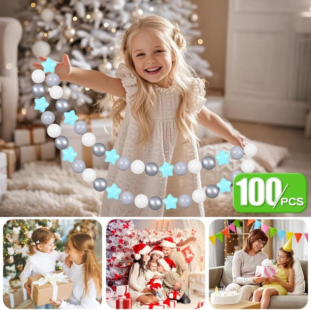 Detalle de GOGOSO Ball Pit Balls for Toddlers Kids – BPA-Free Plastic Play Balls (Pastel, Crush Proof) – 100 Count