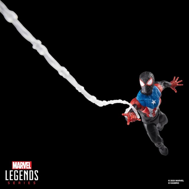 Detalle de Marvel Legends Gamerverse Miles Morales im Boricua-Anzug – 15-cm Action-Figur mit Zubehör