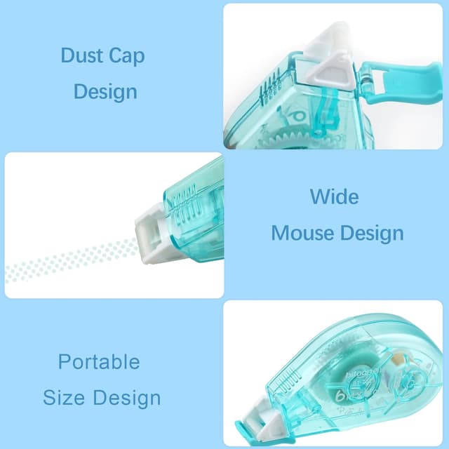 Thumbnail 4 de 8 pcs Glue Tape Roller 4-colour pack 🎨