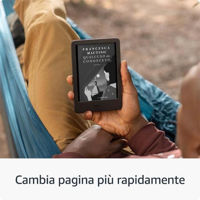 Detalle 2 de Amazon Kindle (ultimo modello) con 16 GB e illuminazione frontale regolabile, nero