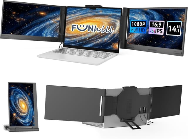 Imagen de Laptop Screen Extender 14 inch Triple 1080P en OfertitasTOP