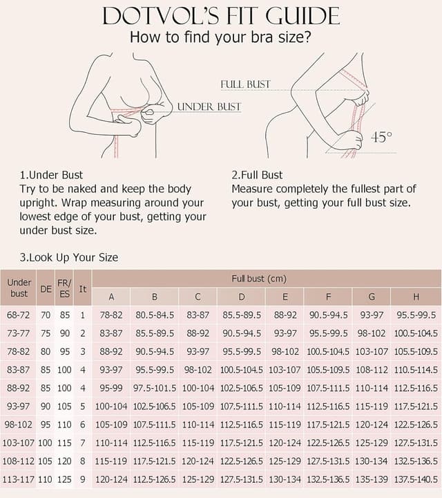 Thumbnail 6 de DotVol Sujetador de Mujer con Aros y Cierre Frontal T-Back 👙