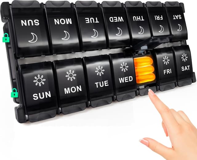 Thumbnail 5 de XL Large Weekly Pill Organiser 14 Day