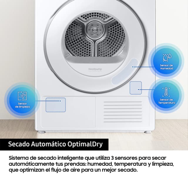 Thumbnail 4 de Samsung DV90DG6845HHU3 Secadora 9 kg AI Dry+