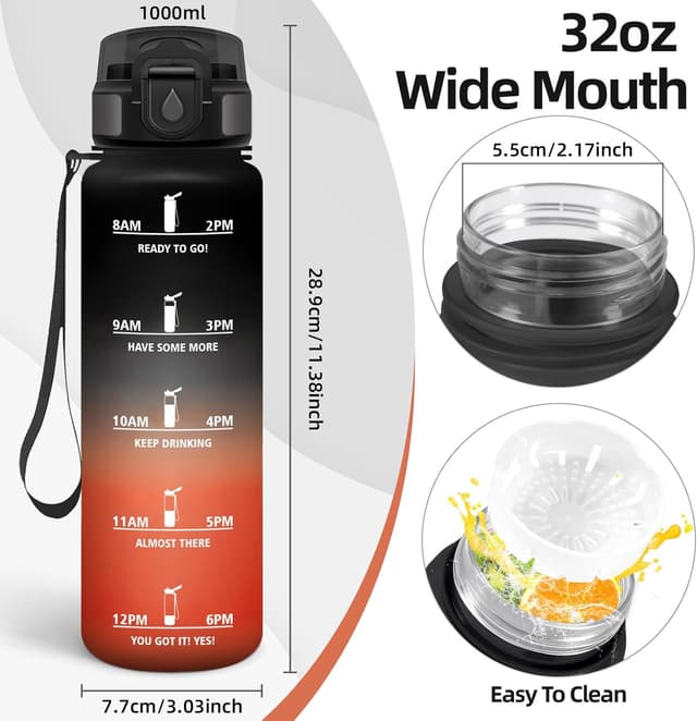 Thumbnail 4 de Baramumu Botella agua 1 L reutilizable