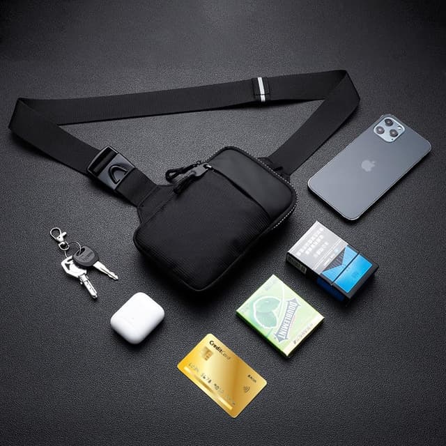 Detalle 2 de Simptech Mini Crossbody Sling Bag Dual Pocket for Travel