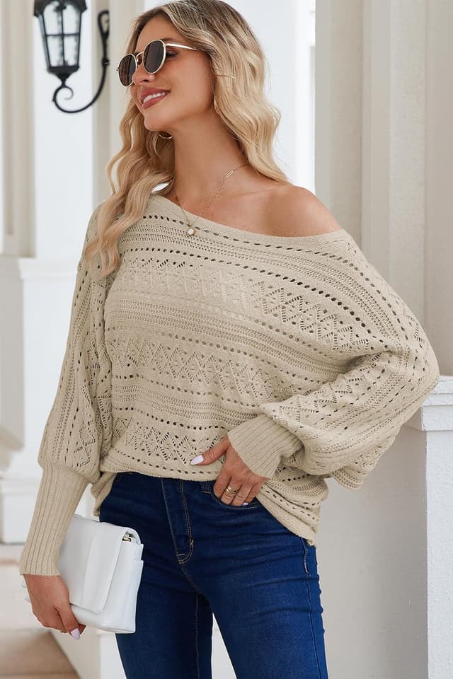 Thumbnail 6 de Cakulo Off-Shoulder Oversized Knit Sweater 2025