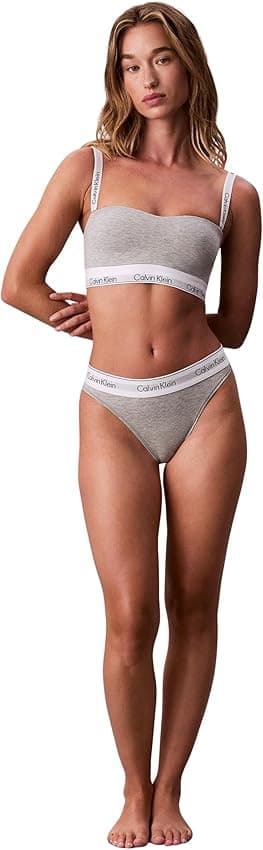 Thumbnail 4 de Calvin Klein Lightly Lined Bandeau bralette S, negro