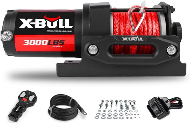 Thumbnail 6 de X-BULL Winch 4500LBS Electric Winch (Steel Cable, Roller Fairlead, Wired Handle + Wireless Remote)
