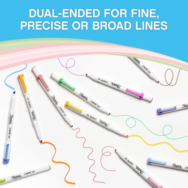 Detalle 2 de Sharpie S-Note Duo evidenziatori
