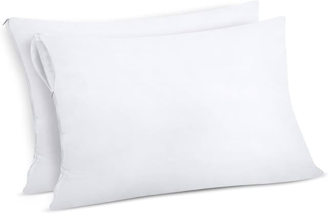 Detalle de Utopia Bedding Copricuscini impermeabili 50x80 cm con cerniera (set da 2), federe per cuscini Oeko-TEX