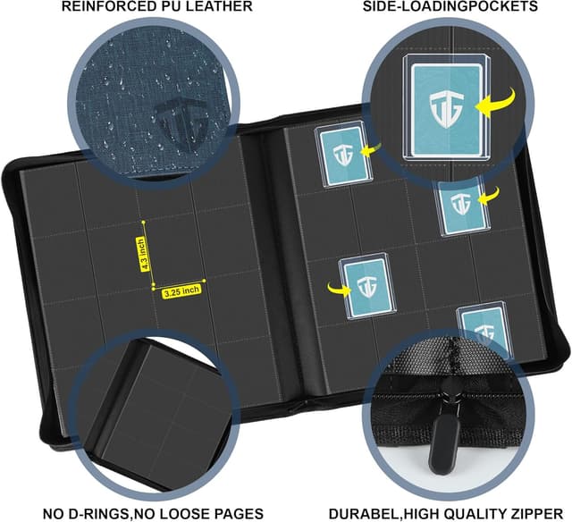 Thumbnail 2 de TCGUARD Toploader Album 640 Karten