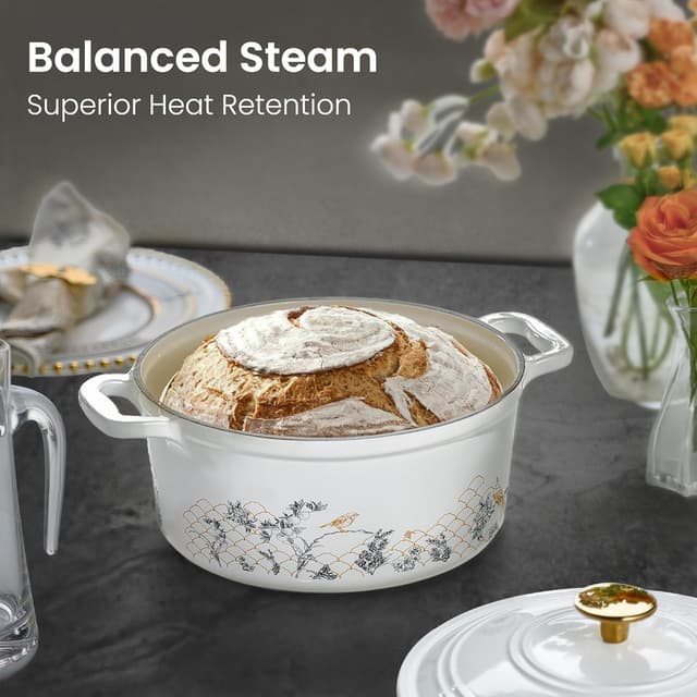 Thumbnail 5 de CAROTE 5QT Cast Iron Dutch Oven 🍲