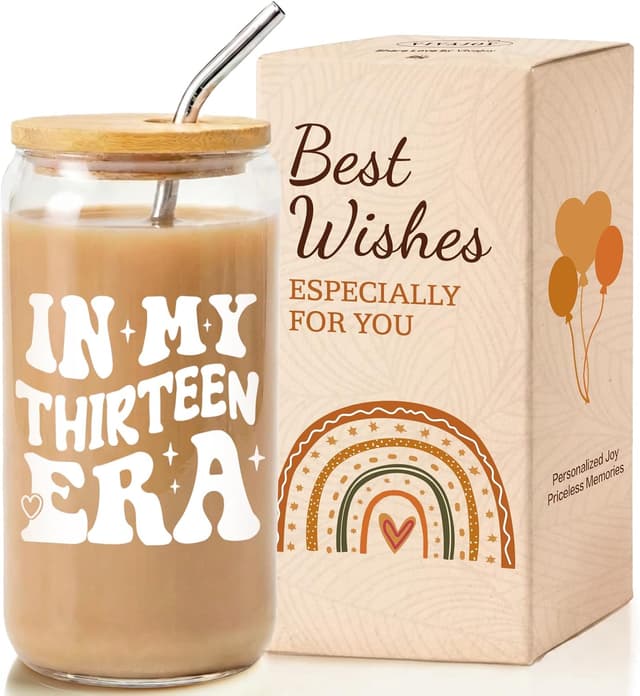 Detalle de VivaJoy 13th Birthday Coke Cup travel mug gift for girls (personalised)