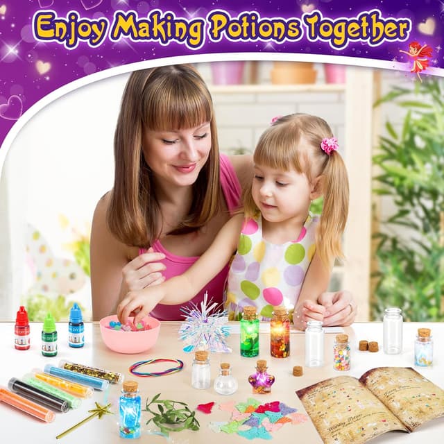 Detalle 2 de Subtail Kreative Geschenk für Kinder – Zaubertrank-Set DIY ab 6–11 Jahre (Bastelset)