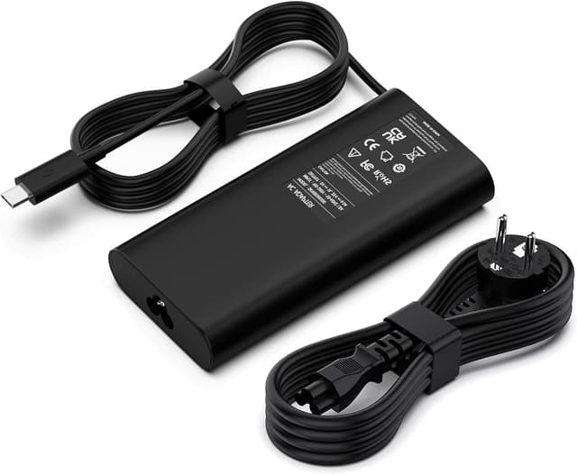 Detalle de 130W USB-C Laptop-Netzteil (Ladekabel) kompatibel mit Dell XPS & Precision – 20V 6,5A
